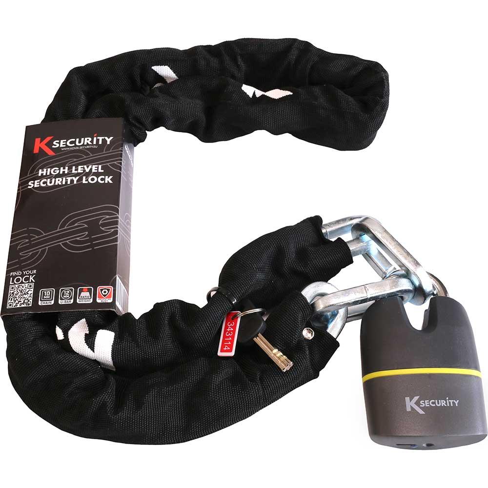 Kovix KCK Padlock & Chain 10mm X 1500mm