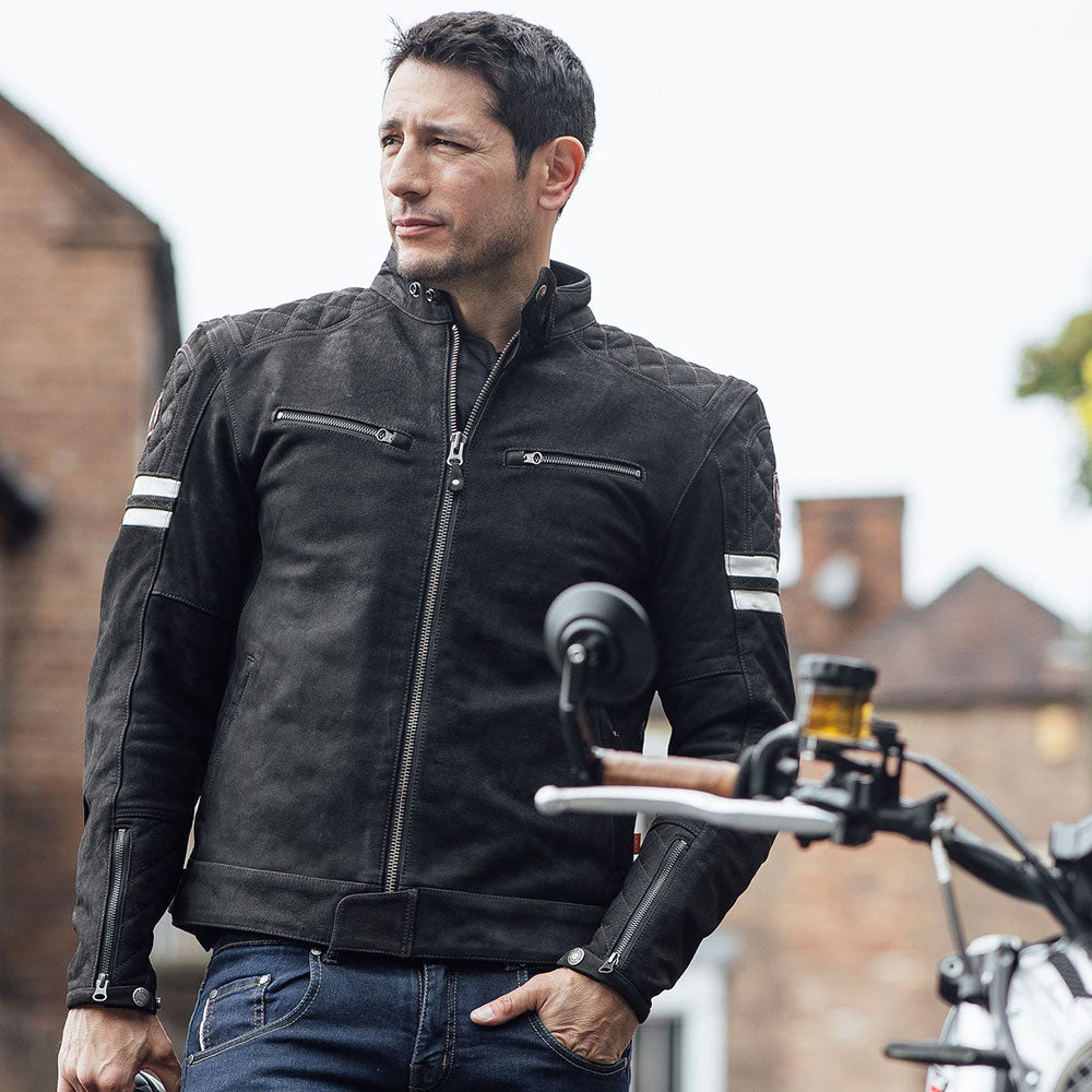 Merlin Hixon II D3O Leather Jacket Brown