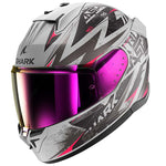 Shark D-Skwal 3 Blast-R Matt Silver Anthracite Red