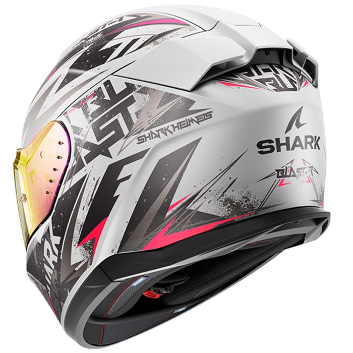 Shark D-Skwal 3 Blast-R Matt Silver Anthracite Red