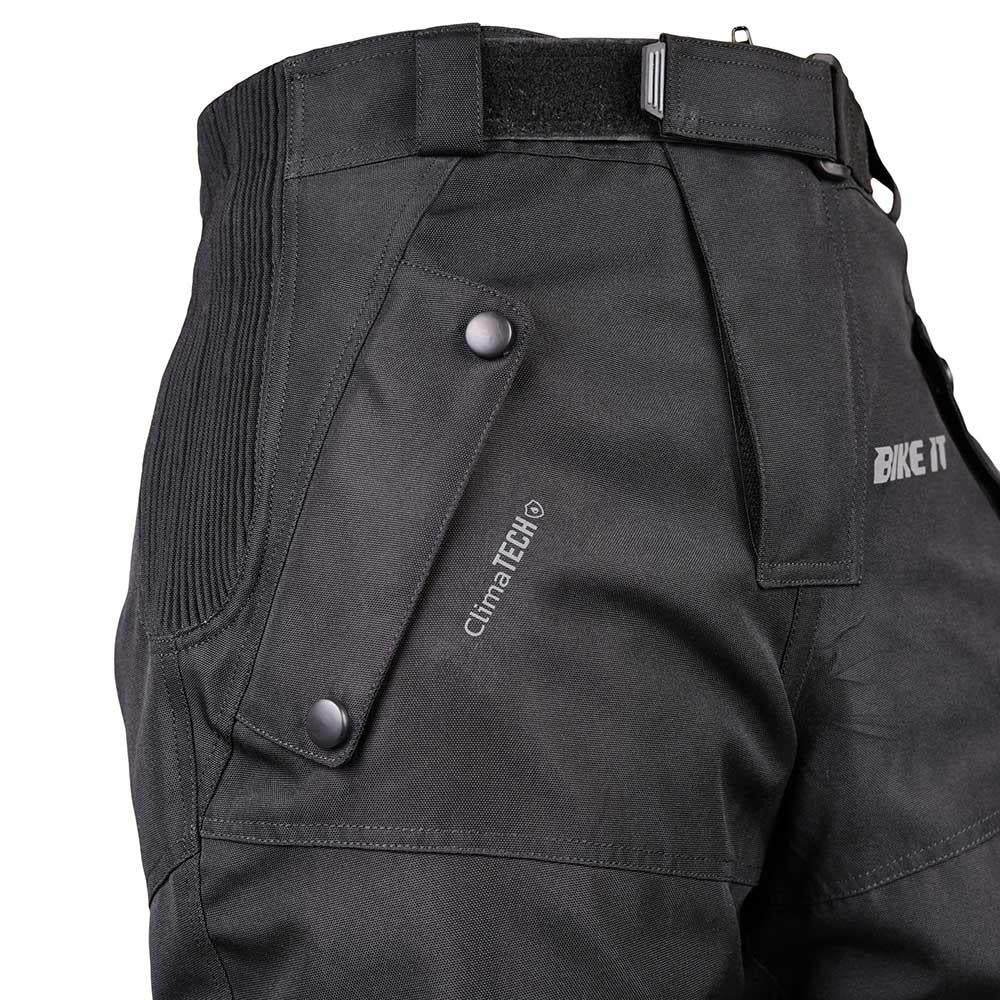 Bike It Triple Black Waterproof Trousers