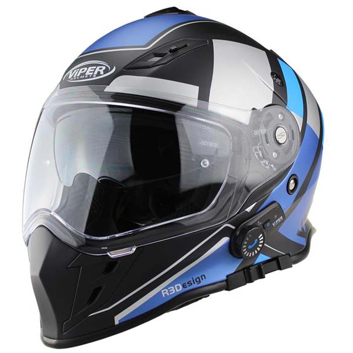 Viper RSV141 BL+ Matt Black Blue Bluetooth