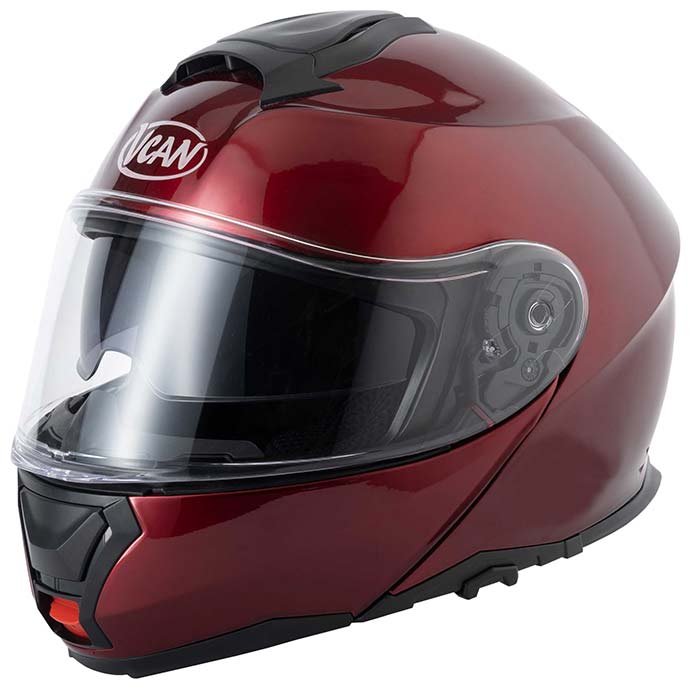 Vcan H272 Gloss Burgundy Helmet