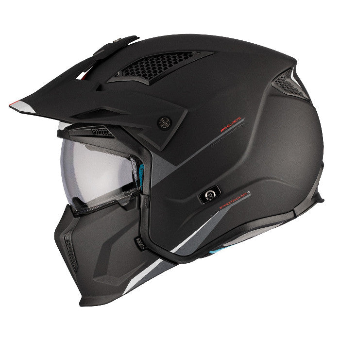 MT Streetfighter SV S Matt Black Helmet