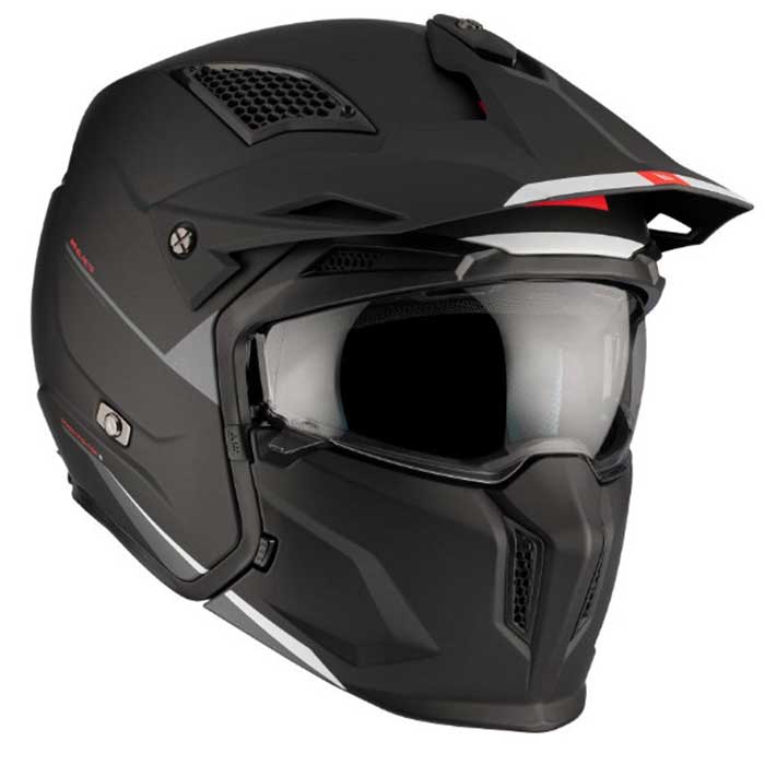MT Streetfighter SV S Matt Black Helmet