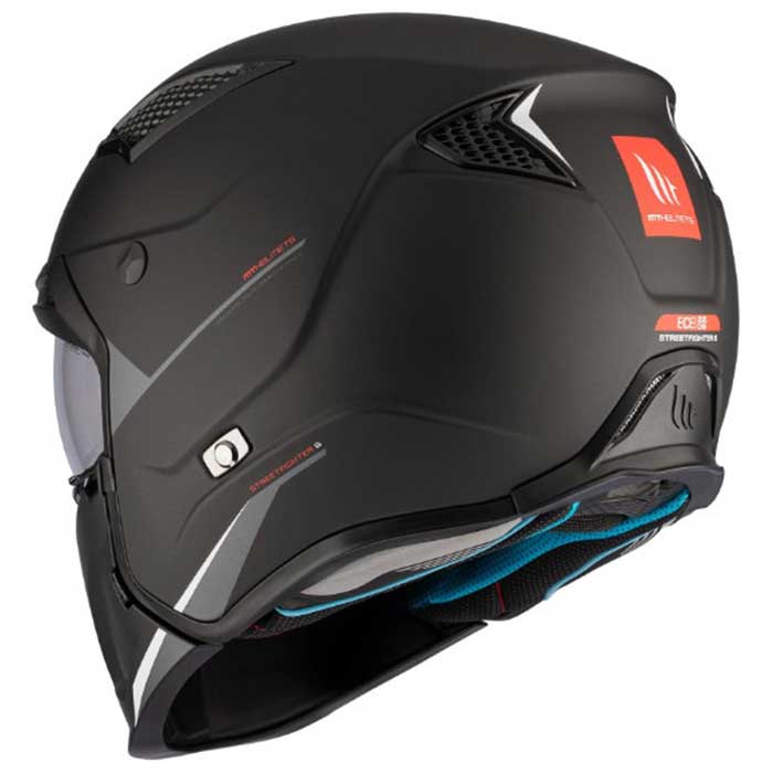 MT Streetfighter SV S Matt Black Helmet