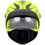 MT Targo S Toby Matt Fluo Yellow Helmet