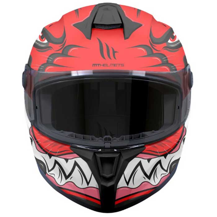 MT Targo S Toby Matt Red Helmet