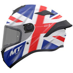 MT Targo S Britain Gloss Red White Blue Helmet