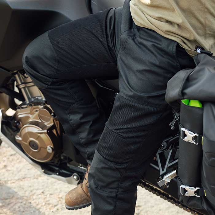 Merlin Shenstone Black D3O Cotec Wax Cotton Air Trouser