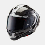 Alpinestars Supertech R10 Element Black Carb Silver Black Gloss