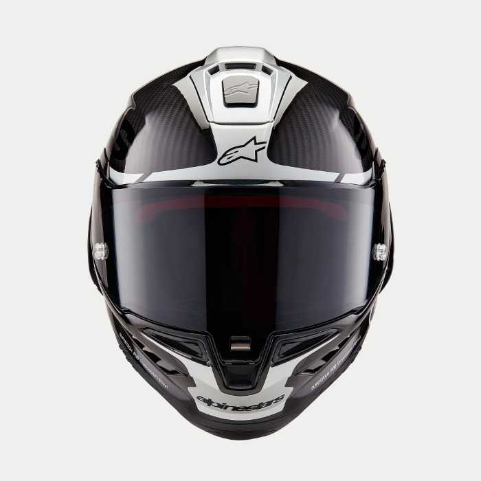 Alpinestars Supertech R10 Element Black Carb Silver Black Gloss