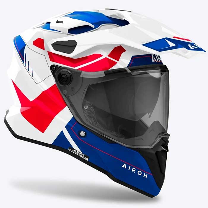 Airoh Commander 2 Reveal Blue Red
