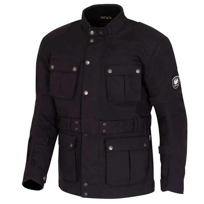 Merlin Burslem Eco Laminated Jacket Black
