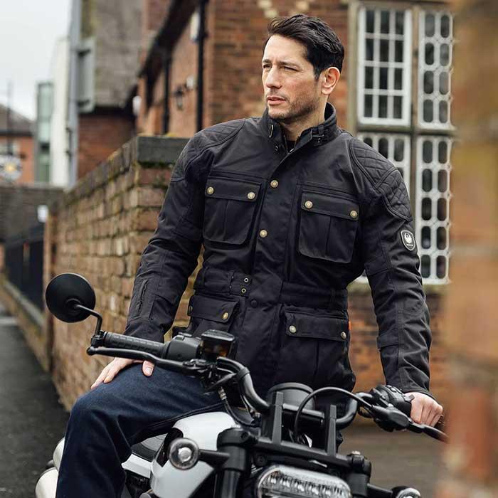 Merlin Burslem Eco Laminated Jacket Black