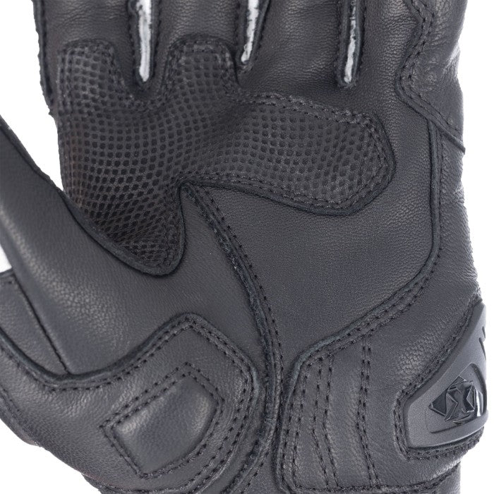 Oxford Cypher 1.0 Short Leather Mens Gloves Black White