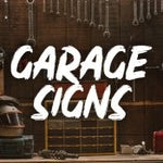 Oxford Garage Metal Sign: Slow Biker Back Soon