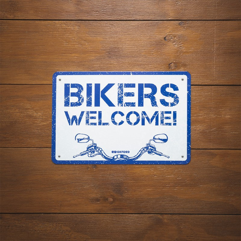 Oxford Garage Metal Sign: WELCOME