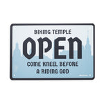 Oxford Garage Metal Sign: TEMPLE