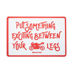 Oxford Garage Metal Sign: EXCITING