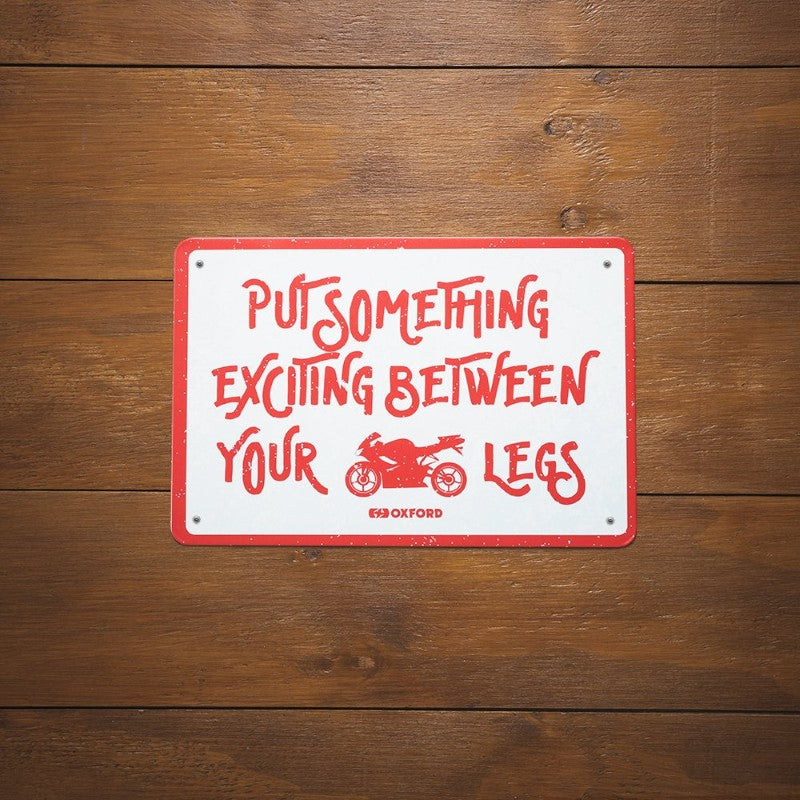 Oxford Garage Metal Sign: EXCITING