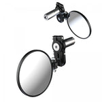 Oxford Fold-Away Bar End Mirrors - Black Set
