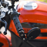 Oxford Fold-Away Bar End Mirrors - Black Set
