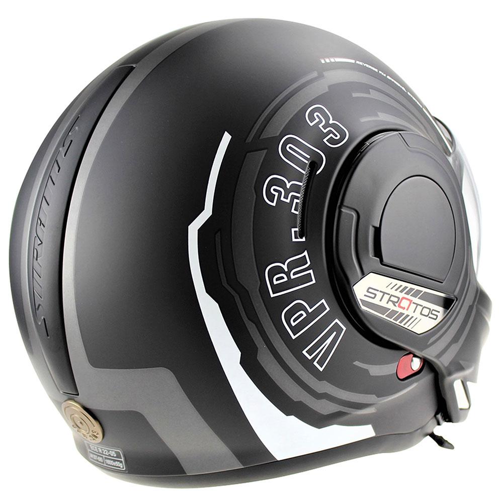 Viper F242 Reverse P J Flip Helmet Revo White