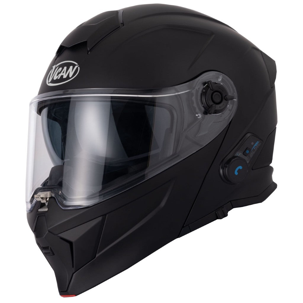 Vcan H276 Blinc Bluetooth Matt Black Helmet