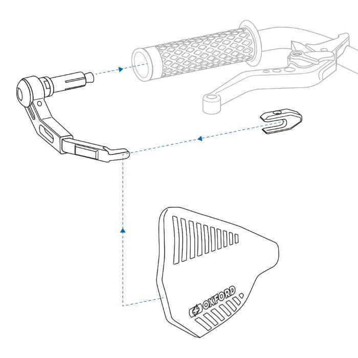 Oxford Premium Handguard & Aluminium Lever Guard