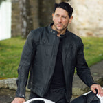 Merlin Gable II  Waterproof Leather Jacket Black