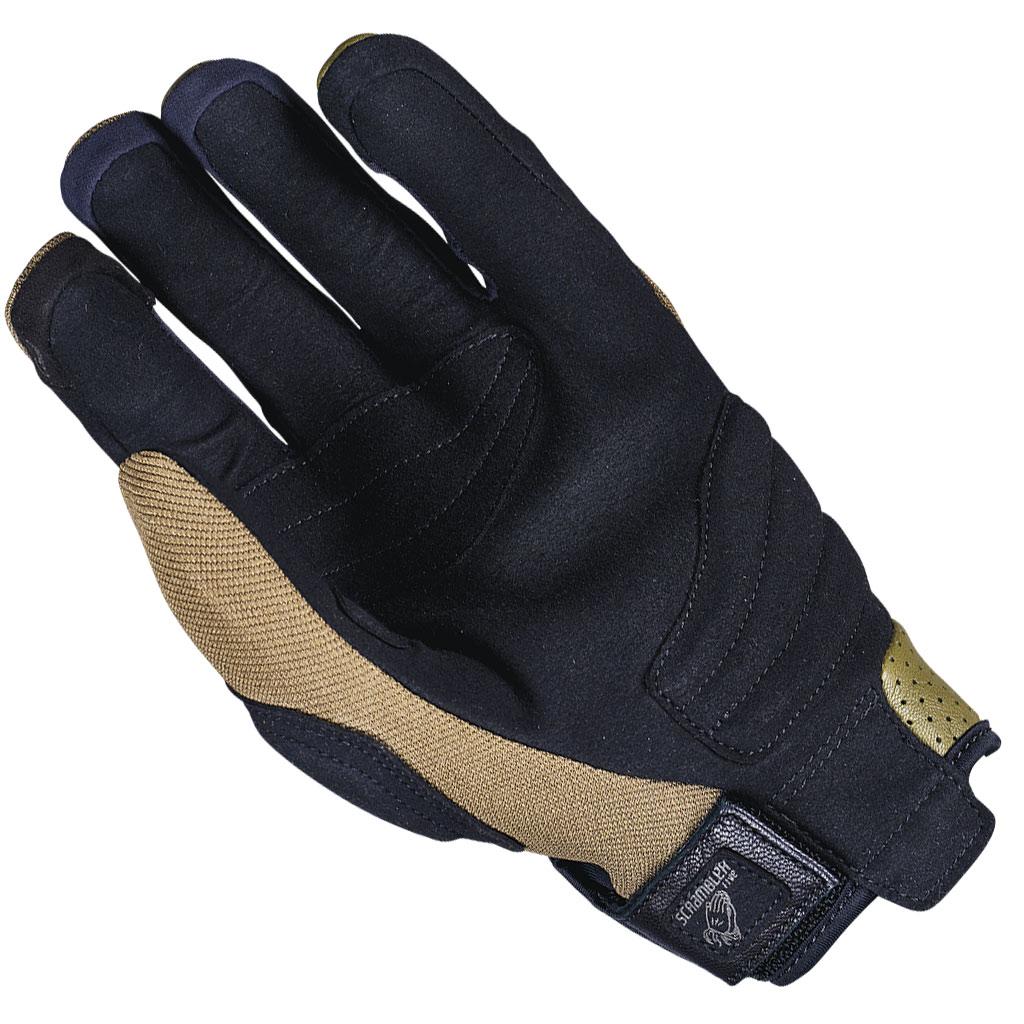 Five Scrambler Black Khaki Gloves
