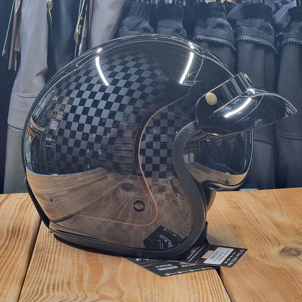 Viper RSV06 Plus Chequer 500 Open Face Helmet