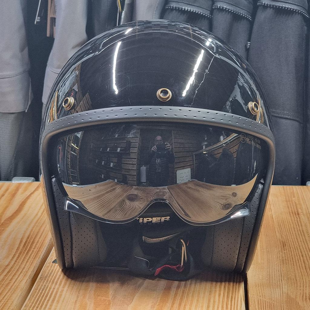 Viper RSV06 Plus Chequer 500 Open Face Helmet