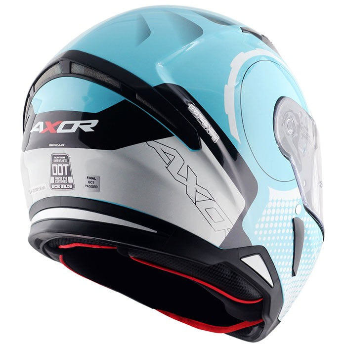 Axor SH890 Spear Hex Blue White Helmet