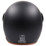 Axor Jet Matt Black Helmet With Brown Interior