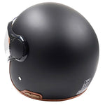 Axor Jet Matt Black Helmet With Brown Interior