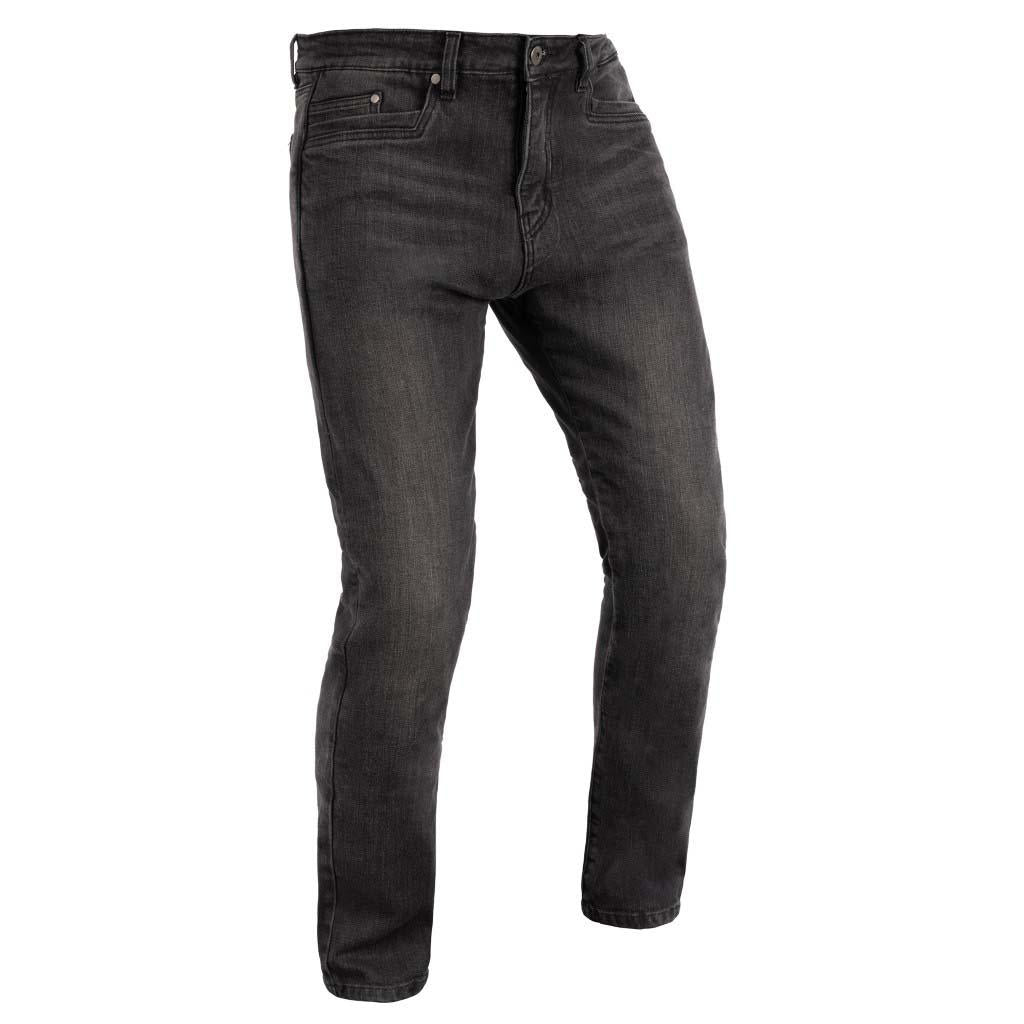 Oxford Super Jeans Slim Mens Black Regular Leg