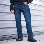 Oxford Super Jeans Slim Mens Indigo Regular Leg