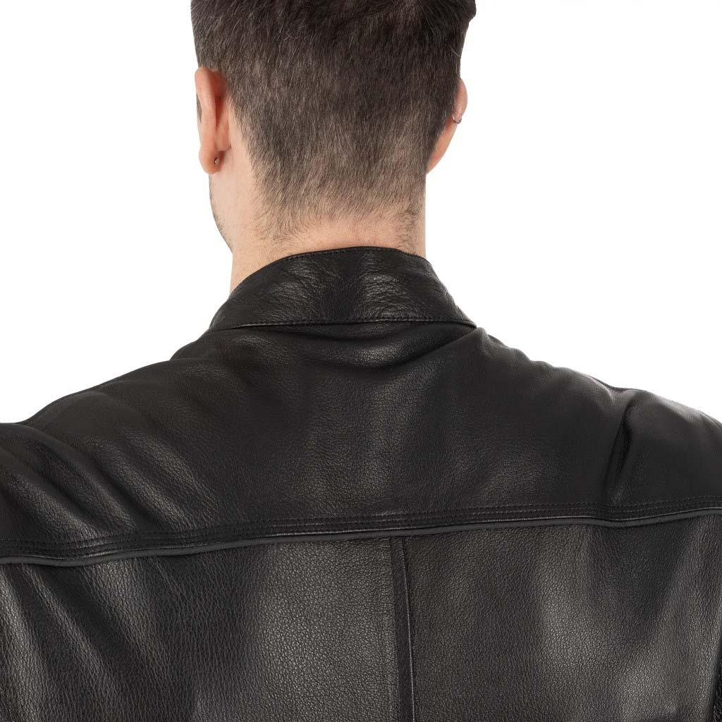 Oxford Walton 2.0 Mens Leather Jacket Black