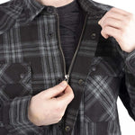 Oxford Kickback 3.0 Mens Riding Shirt Grey