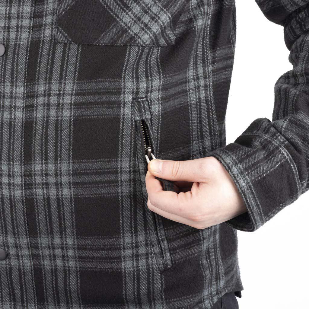 Oxford Kickback 3.0 Mens Riding Shirt Grey