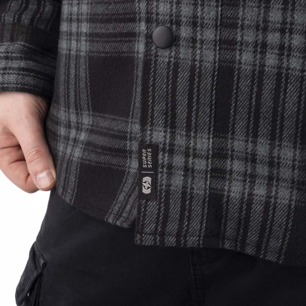 Oxford Kickback 3.0 Mens Riding Shirt Grey
