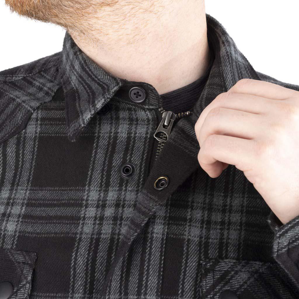 Oxford Kickback 3.0 Mens Riding Shirt Grey