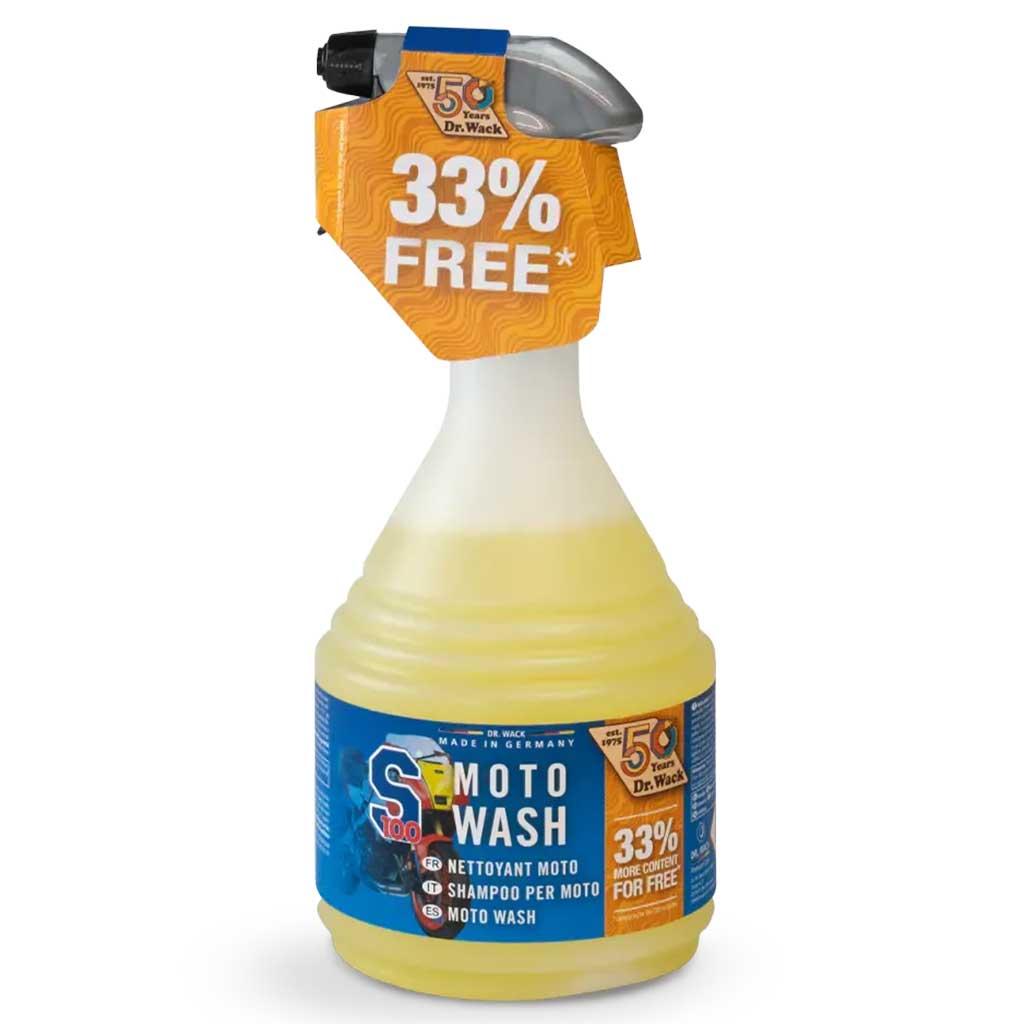 S100 Moto Wash Gel 1 Litre  Motorcycle Cruiser Scooter Road & Dirt Bike  Cleaner