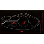 Kovix Kds Alarmed Brake Lever Lock Red