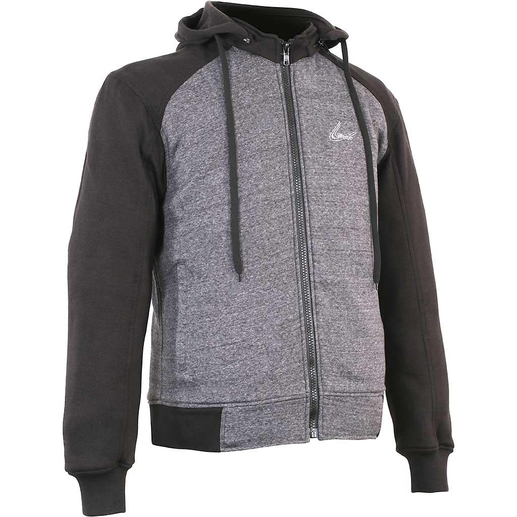 Weise Casual Black Gunmetal Hoodie