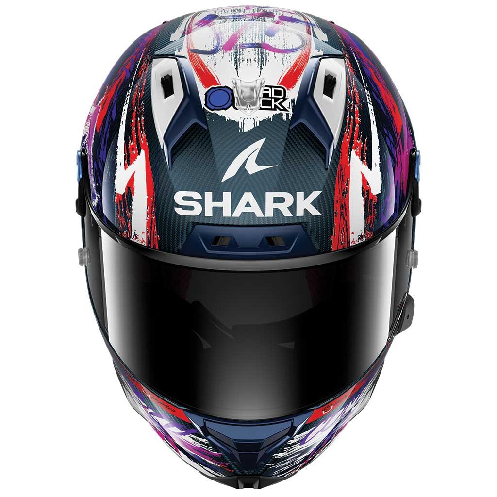 Shark Aeron-GP FIM Zarco Signature Black Red Violet