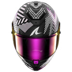 Shark Spartan GT Pro Carbon Sthyr Black Violet Yellow