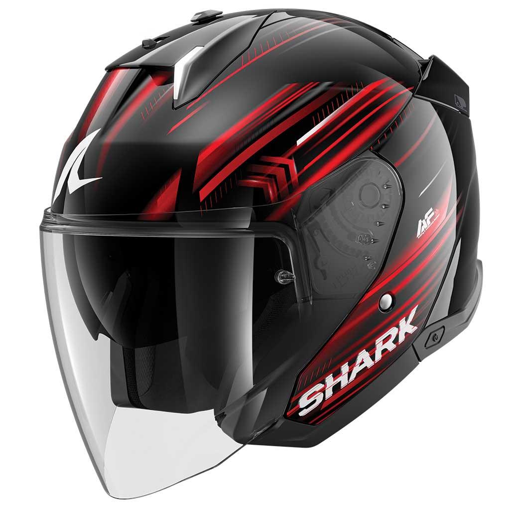 Shark Skwal I3 Jet Light-Blur Black Red